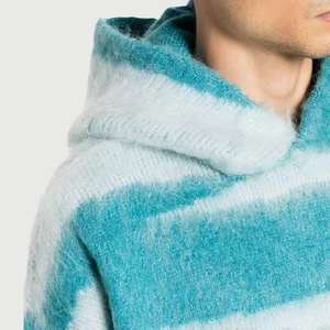 Pulls à capuche en laine épaisse et moelleuse surdimensionnés pour hommes, personnalisés de haute qualité, brodés pour l'hiver - Product Image 2