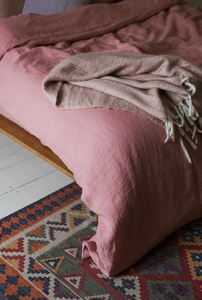 Ensemble de literie Boho rose blush 100% coton housse de couette couette housse de couette 2 taies d'oreiller assorties pour hôtels et mariages - Product Image 5