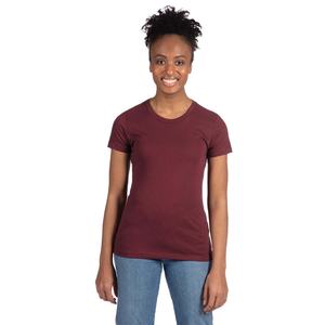 Camiseta Casual de Cuello Redondo para Mujer con Logotipo Personalizado, Camiseta de Manga Corta con Etiqueta de Next Level Apparel para Mujer - Product Image 1
