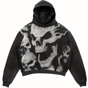 Sudadera con Capucha Oversize Estilo Urbano, Suéter Holgado, Ropa Casual de Moda, Top Cálido y Cómodo para Hombres y Mujeres, Moda Diaria - Product Image 1