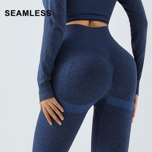 Conjunto de entrenamiento de yoga Conjunto de gimnasio Mujeres Rosa Alta calidad Púrpura Conjuntos de yoga Estilo sin costuras Spandex y poliéster Calidad Premium - Product Image 3