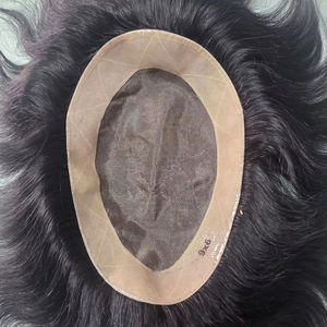 Peluca y Tupé Mono Base para Hombre de Cabello Remy Indio Taz Hair - Suave, Ligero y Ecológico - Product Image 1