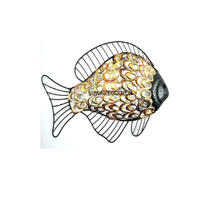 กรอบกระจกติดผนังดีไซน์รูปปลาแบบใหม่กรอบกระจกติดผนังสำหรับตกแต่งโรงแรมและบ้านหรูหรา - Product Image 5