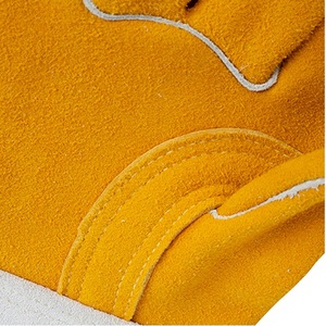 ISONZ TIG Argon Gants De Soudage En Gros Gants En Cuir De Vachette Sécurité Résistant À La Chaleur Anti-Coupure Anti-Impact Caractéristiques pour La Main - Product Image 6
