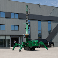 Grue araignée compacte Tonlita, mini-grue sur chenilles hydraulique, homologuée CE EPA Euro, avec nacelle, capacités de levage de 1,5 tonne, 2 tonnes, 3 tonnes, 4 tonnes, 5 tonnes