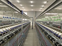 Fabricant de gros fil à coudre blanc brut résistant à la chaleur recyclé 100% polyester filé GRS