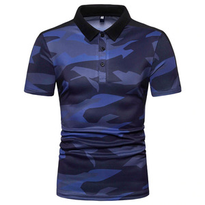 Bonne qualité 2025 hommes à manches courtes Polo t-shirt tenue décontracté Style moderne Polo Camouflage chemises de qualité supérieure - Product Image 3