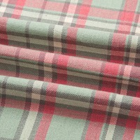 Telas de Franela Tejidas con Hilo Teñido, Patrones Ripstop en Espiga, 100% Algodón, Colores Sólidos para Ropa, Ropa de Cama y Textiles para el Hogar