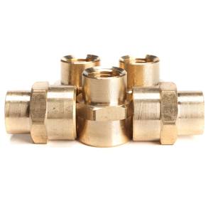 Raccord réducteur en laiton durable, filetage femelle, raccord de tuyauterie, raccord d'eau haute pression en gros - Product Image 5