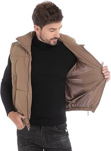 Venta Directa de Fábrica, Chaleco Acolchado con Cremallera Personalizado, Transpirable, de Alta Calidad, Informal, para Hombre, para Invierno, 100% - Product Image 3