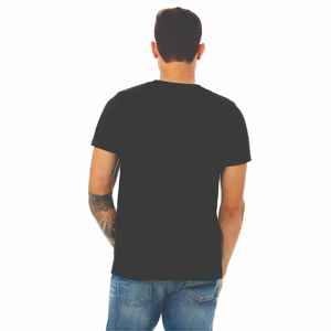 เสื้อยืดแขนสั้นคอกลมคุณภาพสูงสำหรับผู้ชายดีไซน์คอกลมทรงเข้ารูปแฟชั่นผ้าคอตตอน100% ปักและพิมพ์ลายได้ตามต้องการ - Product Image 1