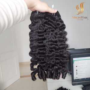 Paquete de pelo rizado birmano crudo al por mayor de primera calidad Super doble dibujado proveedor vietnamita de alta calidad - Product Image 1