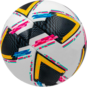 Ballon de football en cuir PU personnalisé avec logo, service OEM, idées nouvelles, ballon de football pakistanais en cuir PU personnalisé - Product Image 6