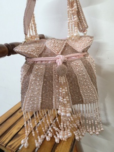 Pochette vintage fantaisie en suède avec broderie perlée et rabat, pour femme, mode, mariage, soirée, sac bandoulière de haute qualité - Product Image 3