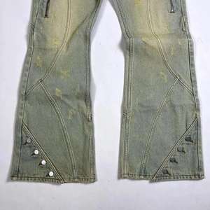 กางเกงยีนส์กันหิมะสำหรับผู้ชายสีดำ5กระเป๋า, กางเกงสำหรับฤดูหนาว/ฤดูใบไม้ร่วง - Product Image 3