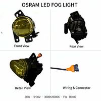 Projecteur antibrouillard Bi-LED en gros 36W 9-30V 3000K/6000K 4116100XGW01A pour Tank 400