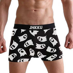 Calzoncillos Bóxer de Tiro Medio Cómodos para Hombre, Transpirables, Suaves, de Poliéster y Elastano, Ropa Interior Desechable, Tallas S-XXL, Tejido de Punto - Product Image 3