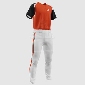 Ensembles d'uniformes de baseball respirants de couleur personnalisée Quantité en vrac de qualité supérieure à faible quantité minimale de commande pour vêtements de sport - Product Image 6