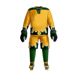 Comprar alta calidad a prueba de viento uniformes de hockey sobre hielo hombres jóvenes entrenamiento profesional hielo transpirable Jersey pantalones conjuntos deportivos - Product Image 3