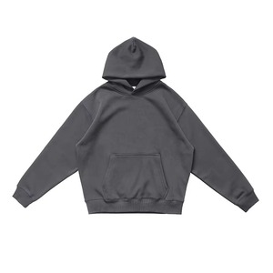 Logo personnalisé Sweat à capuche pur coton de haute qualité pour hommes Sportswear Sweat à capuche super large Sweat à capuche unisexe - Product Image 3