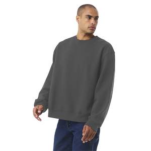 Concevez votre propre sweat-shirt d'hiver pour femme - Sweat-shirt à col rond en polyester/coton polaire avec impression brodée, couleur personnalisée - Product Image 2