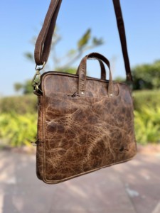 Bolso bandolera de cuero Crunch multiusos éxito de ventas bolso unisex de cuero de alta calidad - Product Image 2