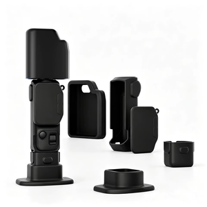 Logo/emballage personnalisés disponibles : Étui de protection en silicone pour caméra d'<span class=keywords><strong>action</strong></span> Insta360 Luna, ultra souple, antichoc, accessoire de base - Product Image 2