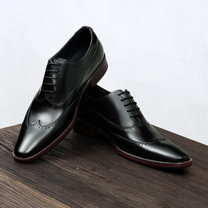 Chaussures Oxford en cuir pour homme, classiques, formelles, à lacets, résistantes à l'usure, chaussures habillées - Product Image 2