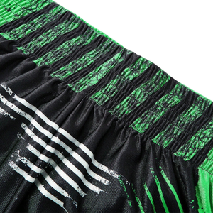 กางเกงมวยไทยสั่งทำขายส่ง แฟชั่น ยืดหยุ่น ทนทาน พิมพ์ลายแบบซับลิเมชั่น กางเกง MMA สั่งทำ ผลิตจากผ้าซาติน สำหรับคิกบ็อกซิ่ง - Product Image 3