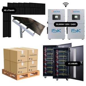 Système solaire complet 19,68 kW 2 Sol Ark 15K's 28,6 kWh 61,44 kWh Batterie - Product Image 1