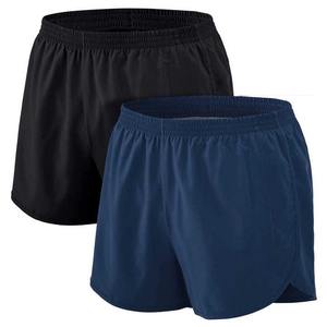Shorts de course pour hommes de haute qualité, 100% coton, solides, imperméables, respirants, séchage rapide, confortables, taille haute, cordon de serrage - Product Image 2