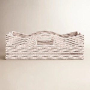 Eye-catching woven rattan <b>basket</b> Handmade <b>Storage</b> <b>Basket</b> Wholesale eco-friendly Made in Viet Nam - Product Image 3