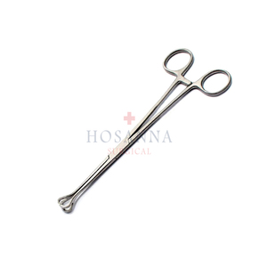 Pinzas Babcock de acero inoxidable de 16 cm, abrazadera de agarre de tejido no traumático, juego de instrumentos médicos reutilizables - Product Image 2