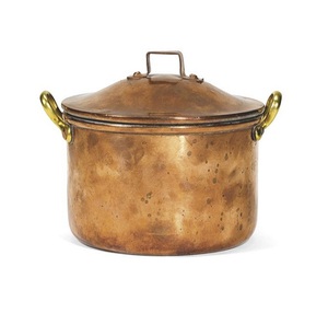 Marmite en cuivre de conception attrayante avec poignées en laiton marmite de service de nourriture de qualité supérieure pour les Offre Spéciale - Product Image 4