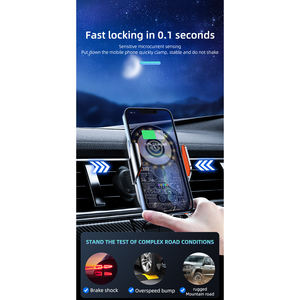 Support de chargeur de voiture sans fil magnétique 15 W, solution d'alimentation pratique en voiture - Product Image 2