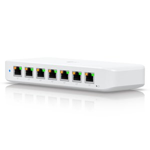 Ubiquiti USW-Ultra-210W-EU <b>Switch</b>, 8x RJ45 1000Mb/s <b>PoE</b>+, <b>PoE</b>++ Input, 210W, <b>power</b> supply included - Product Image 1