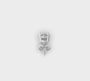 Pendientes de Diamantes con Corte Ovalado Personalizados OEM, Plata de Ley 925 Sólida, Baño de Rodio, Engaste de Cuatro Puntas, Joyería Fina, Regalo para Fiestas - Product Image 4