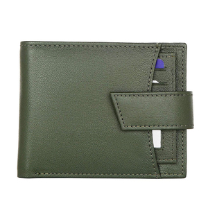Portefeuille fin en cuir véritable pour homme de luxe, protection RFID, grande capacité, emplacements pour cartes, portefeuille en cuir imperméable pour homme - Product Image 2