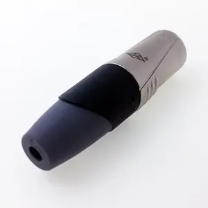 Conectores XLR macho de 3 pines con aleación de zinc y carcasa niquelada para aplicaciones de audio y video - Product Image 2