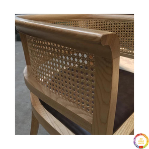 Silla de ratán hecha a mano con marco de bambú de mimbre natural, ligera, duradera, muebles de interior y exterior, origen de Vietnam - Product Image 1