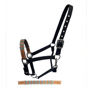 Harnais de cheval de haute qualité pour l'équitation western |   Licol en cuir de cheval, fait à la main, grossiste, fabricant, licol en cuir pour cheval - Product Image 2