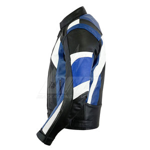 Venta en línea En stock Chaqueta de invierno de cuero de moto Chaqueta de cuero de moto hecha profesional - Product Image 2