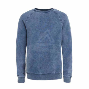 Sudaderas de estilo vintage con lavado ácido unisex, jersey con logotipo personalizado, ropa de calle de moda sólida para invierno, pedidos al por mayor - Product Image 1