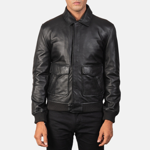 Trending Products 2025 Men's Cowhide Leather Jacket Men Clothing Fashion Premium Quality Leather Jacket Best Quality - Product Image 1