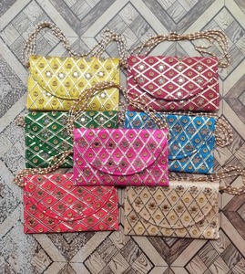 ผ้าคลัทช์ปักสำหรับเทศกาลงานแต่งงานงานปาร์ตี้เทศกาลดิวาลีวันตรุษจีนกระเป๋าเจ้าสาวสำหรับงานปาร์ตี้ - Product Image 4