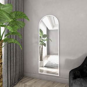 Espejo decorativo elegante FIYA Espejo decorativo de pie con marco ovalado blanco - Product Image 3