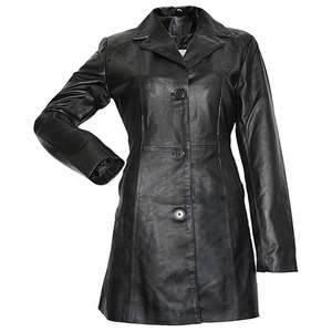 Nuevo último diseño de abrigos de cuero para mujer abrigo precio barato gran oferta transpirable de calidad superior abrigos de cuero para mujer para la venta - Product Image 2