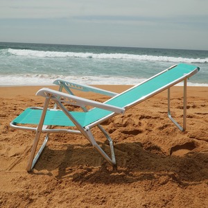 Ghế xếp ngoài trời cao cấp, dùng cho vườn, cắm trại, đi bộ đường dài, câu cá, bãi biển, có tay vịn bằng nhựa, có thể gấp gọn và nằm phẳng - Product Image 5