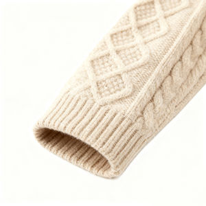 <b>Men's</b> Padded Knit <b>Turtleneck</b> Sweater Loose Bottom Fall/Winter Wool/Polyester Solid Woven Breathable Anti-Shrink - Product Image 5