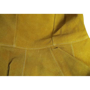 Capuchons de capuche en cuir de vachette fendu avec drapé d'épaule de cou pour la protection de la tête - Product Image 6